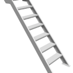 Utvändig trappa för hakställning H=1500